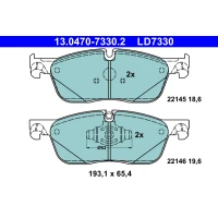 Brake pads for disc brakes