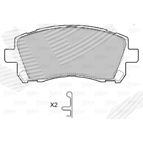 BRAKE PADS FOR DISC BRAKES - 1