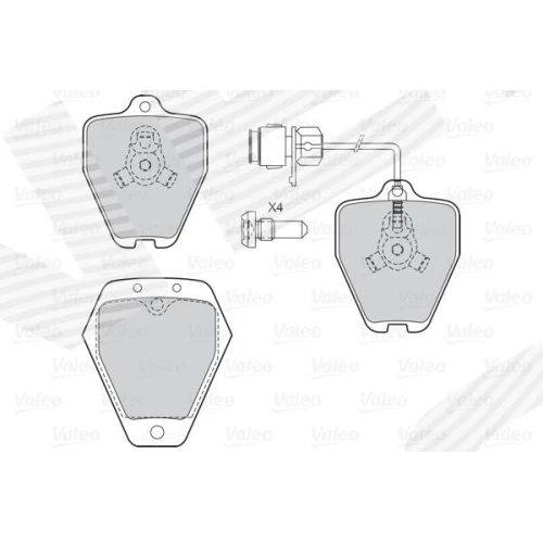 BRAKE PADS FOR DISC BRAKES - 1