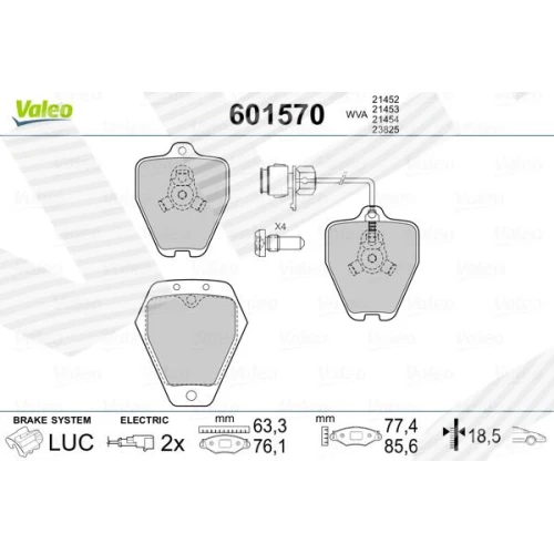 BRAKE PADS FOR DISC BRAKES - 0