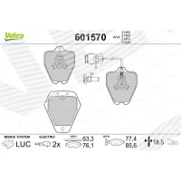 Brake pads for disc brakes