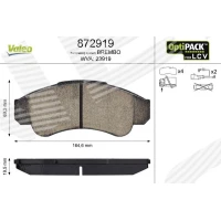 Brake pads for disc brakes