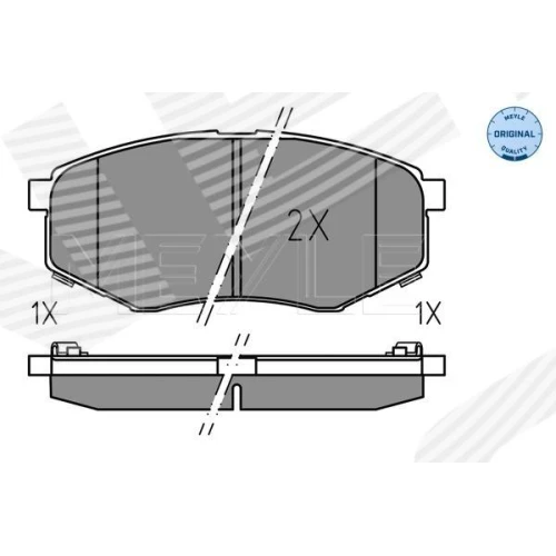 BRAKE PADS FOR DISC BRAKES - 0