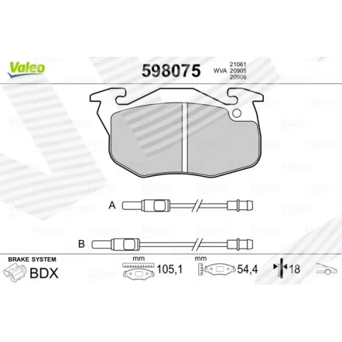 BRAKE PADS FOR DISC BRAKES - 0