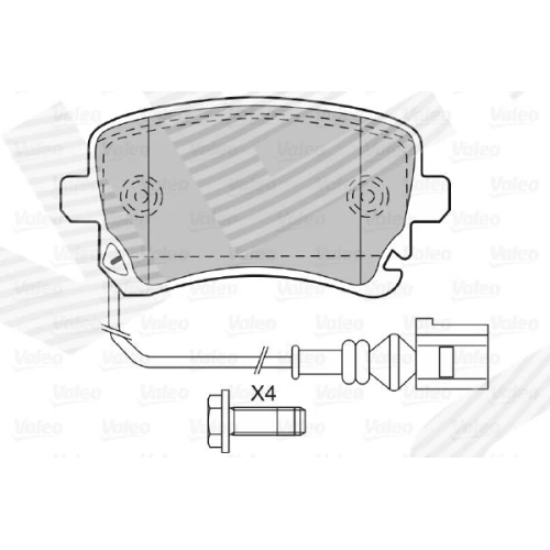 BRAKE PADS FOR DISC BRAKES - 1