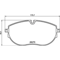 Brake pads for disc brakes