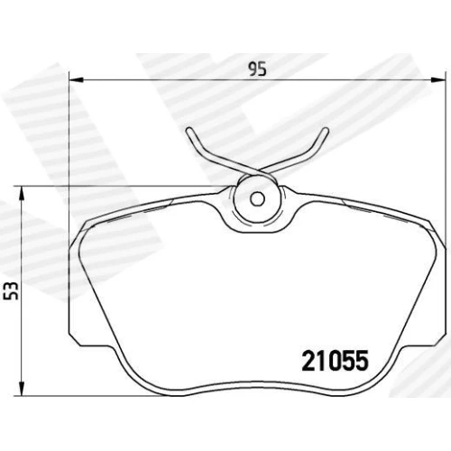 BRAKE PADS FOR DISC BRAKES - 0