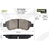 Brake pads for disc brakes