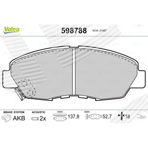 BRAKE PADS FOR DISC BRAKES - 0