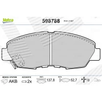 Brake pads for disc brakes