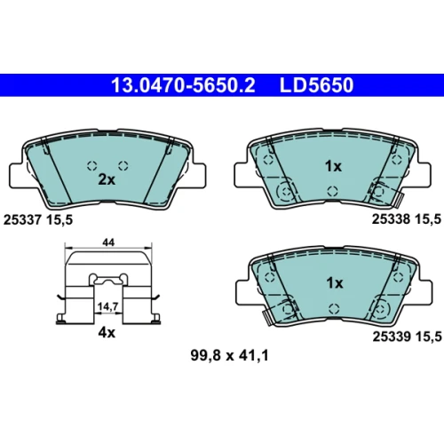 BRAKE PADS FOR DISC BRAKES - 0