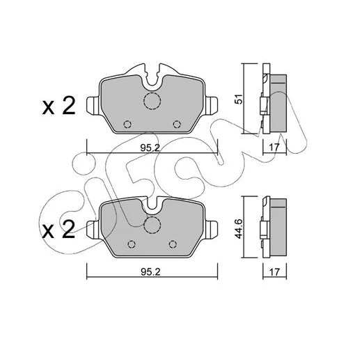 BRAKE PADS FOR DISC BRAKES - 0