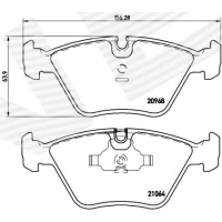 Brake pads for disc brakes