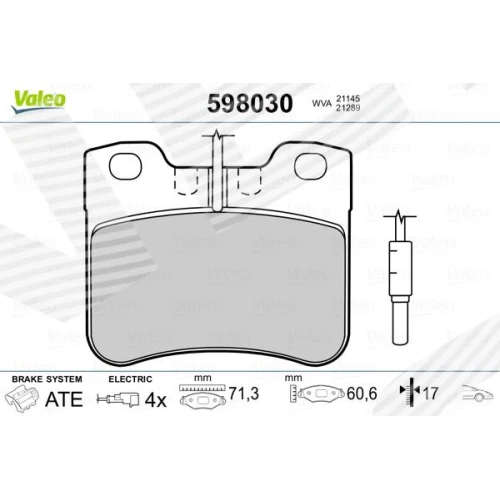 BRAKE PADS FOR DISC BRAKES - 0