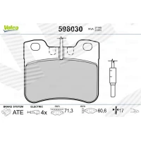 Brake pads for disc brakes