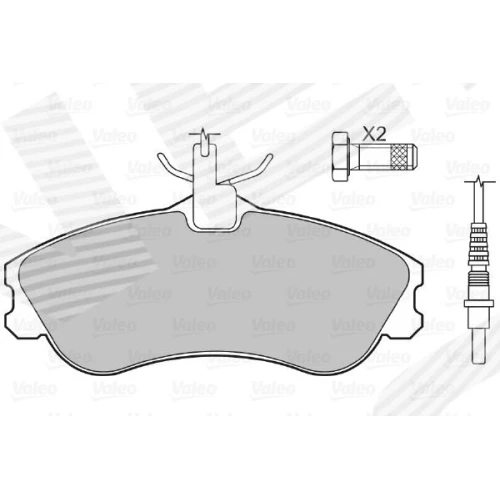 BRAKE PADS FOR DISC BRAKES - 1