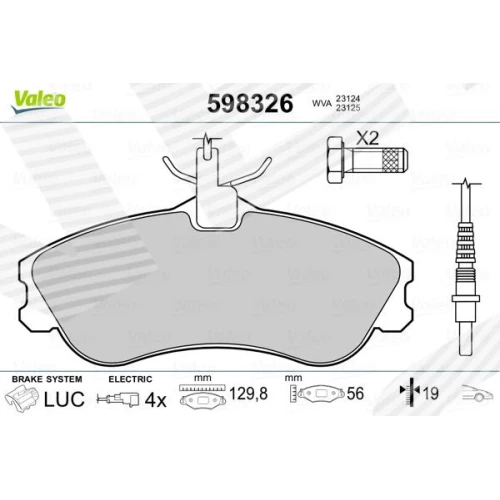 BRAKE PADS FOR DISC BRAKES - 0