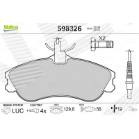 Brake pads for disc brakes