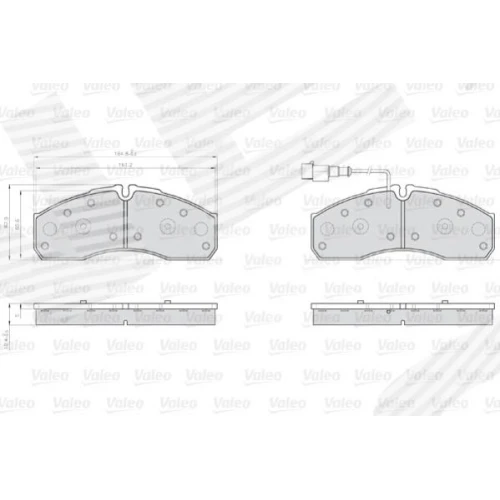 BRAKE PADS FOR DISC BRAKES - 1