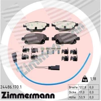 Brake pads for disc brakes