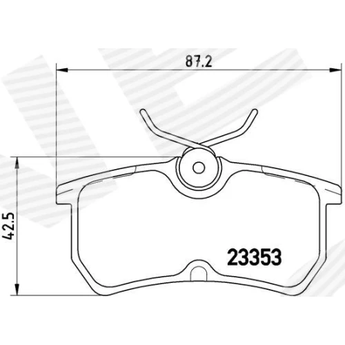 BRAKE PADS FOR DISC BRAKES - 0