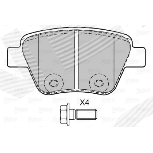 BRAKE PADS FOR DISC BRAKES - 1