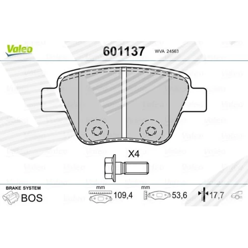 BRAKE PADS FOR DISC BRAKES - 0