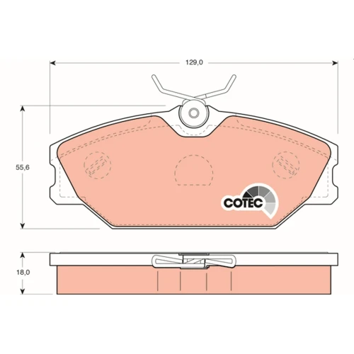 BRAKE PADS FOR DISC BRAKES - 0