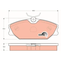 Brake pads for disc brakes