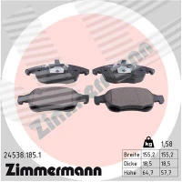 Brake pads for disc brakes