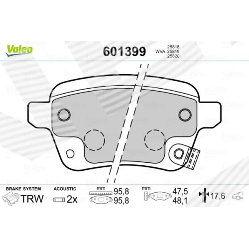 BRAKE PADS FOR DISC BRAKES - 0