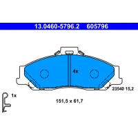 Brake pads for disc brakes