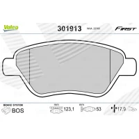 Brake pads for disc brakes