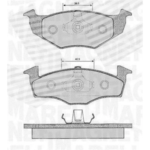 BRAKE PADS FOR DISC BRAKES - 0