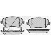 Brake pads for disc brakes