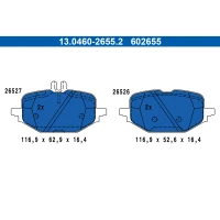 Brake pads for disc brakes