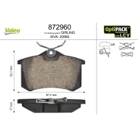 Brake pads for disc brakes