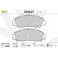 Brake pads for disc brakes