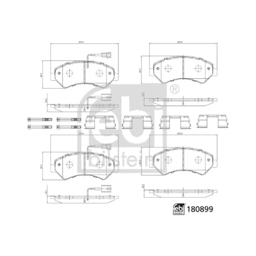 BRAKE PADS FOR DISC BRAKES - 0