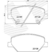 Brake pads for disc brakes