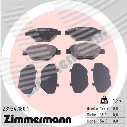 BRAKE PADS FOR DISC BRAKES - 0