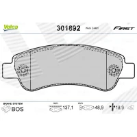 Brake pads for disc brakes