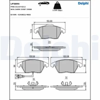 Brake pads for disc brakes