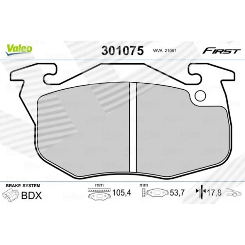 BRAKE PADS FOR DISC BRAKES - 0