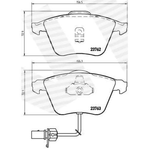 BRAKE PADS FOR DISC BRAKES - 0