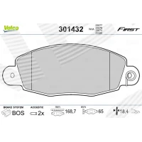 Brake pads for disc brakes