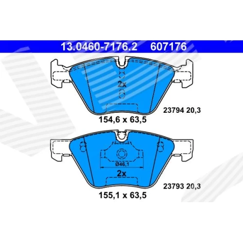 BRAKE PADS FOR DISC BRAKES - 0