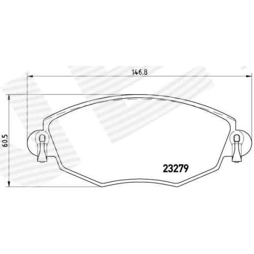 BRAKE PADS FOR DISC BRAKES - 0