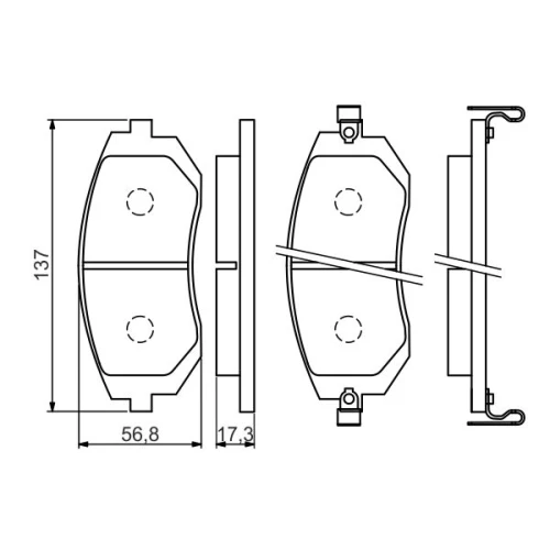 BRAKE PADS FOR DISC BRAKES - 4