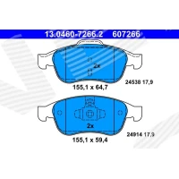 Brake pads for disc brakes